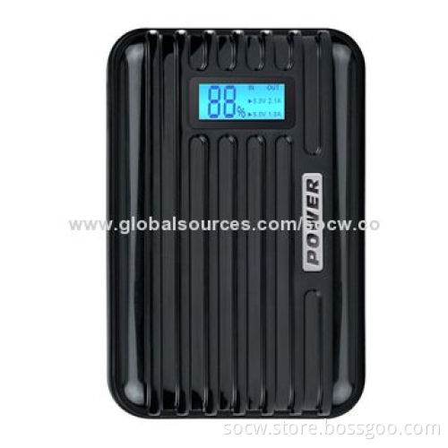 Luggage with unique dual USB power bank, 8,800mAh standard battery chargers with 4-5 hours